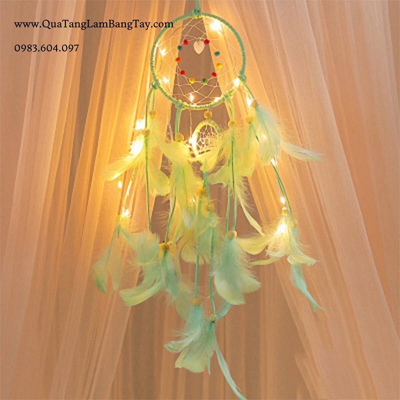 dreamcatcher gắn đèn 