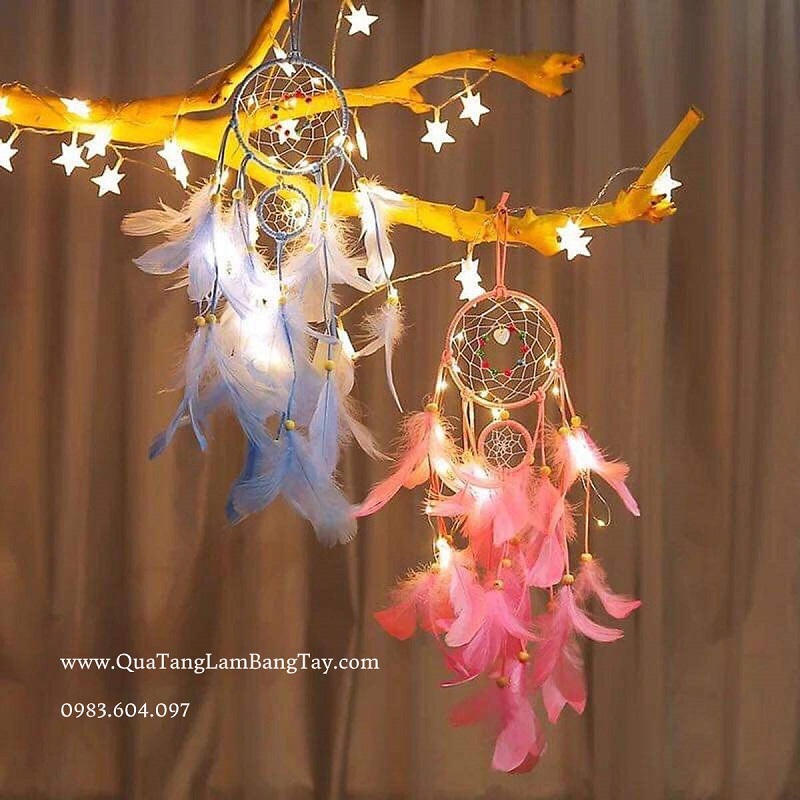 dreamcatcher gắn đèn 