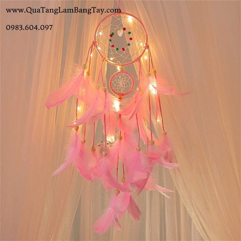 dreamcatcher gắn đèn 