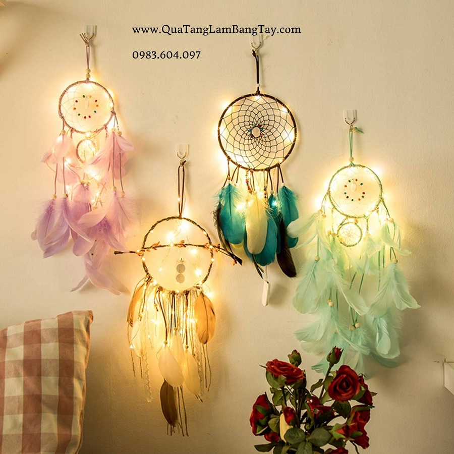 dreamcatcher gắn đèn