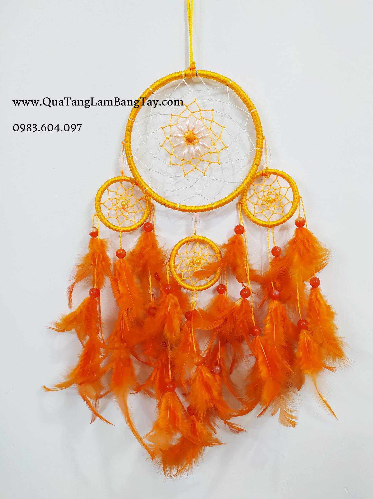 Dreamcatcher Màu Vàng Cam Sang Trọng mã DRD16