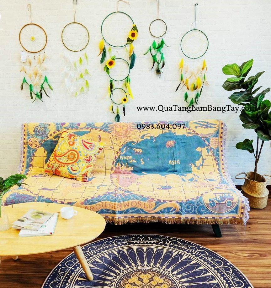 Bộ nguyên liệu làm Dreamcatcher Hoa Hướng Dương - Mã BDH1