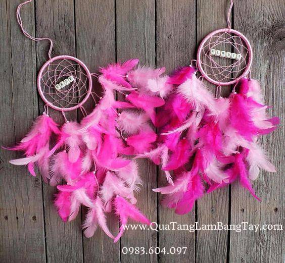 Dreamcatcher Gắn Tên Màu Hồng - Mã DR8