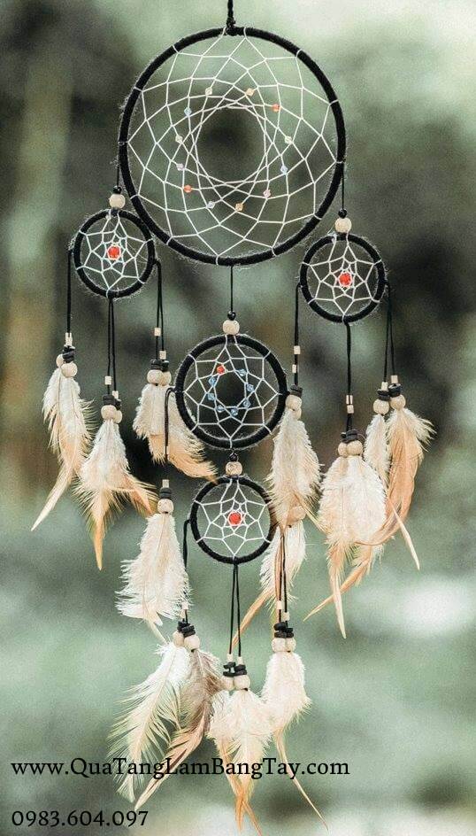 Dreamcatcher Màu Đen Cổ Điển - Mã DR28