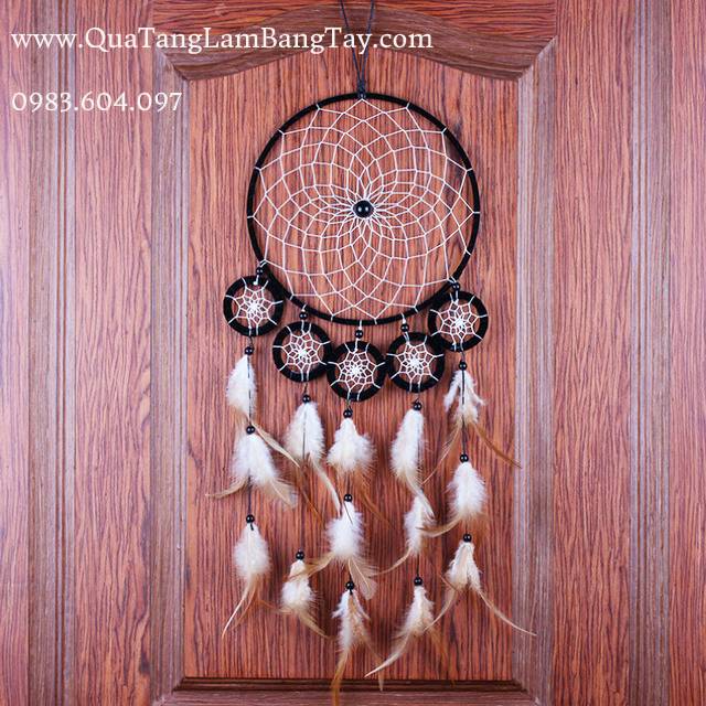 Dreamcatcher Màu Đen Cổ Điển Vintage - Mã DR32