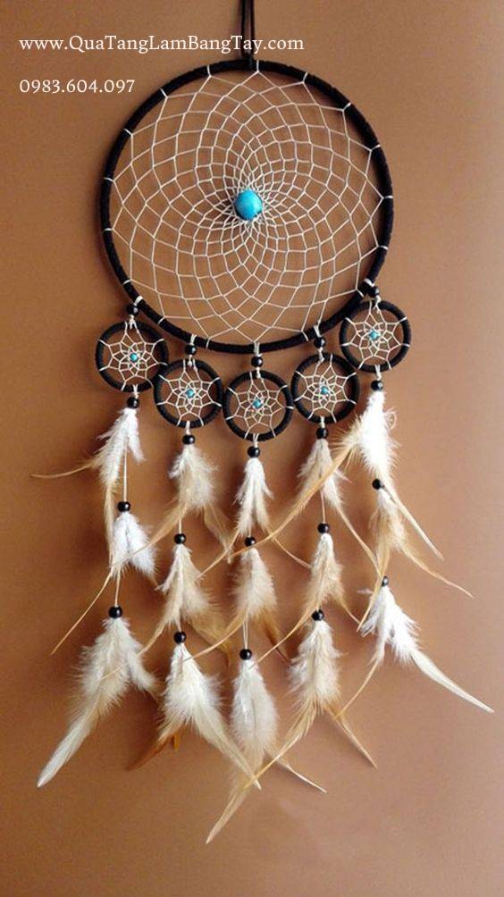 Dreamcatcher Màu Đen Vintage - Mã DR31