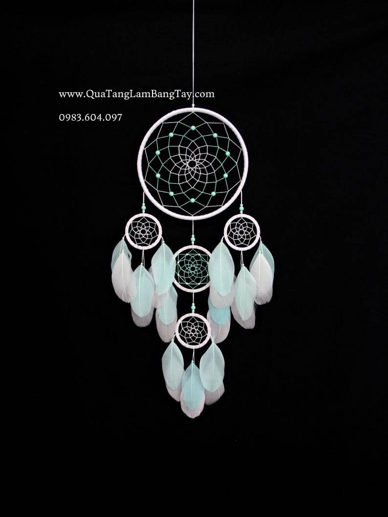 Dreamcatcher Màu Trắng Xinh Lung Linh - Mã DR29