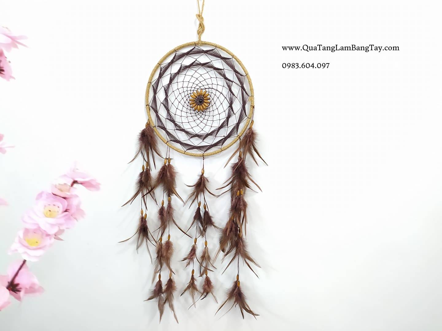 Dreamcatcher Màu Nâu Độc Đáo - Mã DR24