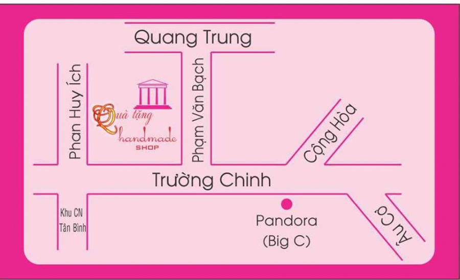 shop pink handy sơ đồ đường đi