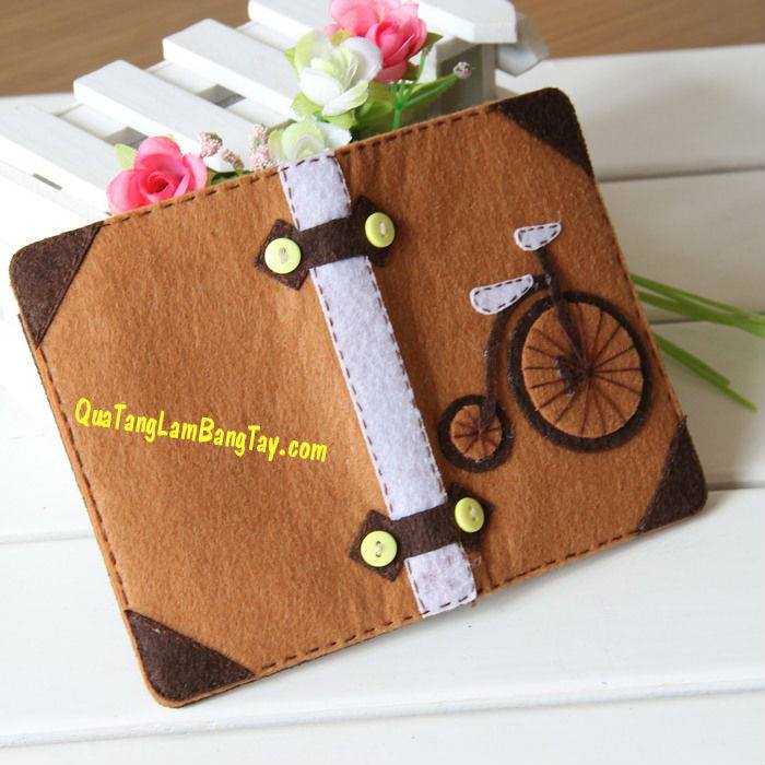 Ví handmade vải nỉ