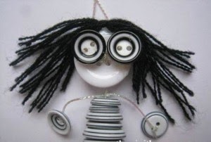 móc khóa cúc áo, móc khóa cúc áo handmade, handmade cúc áo