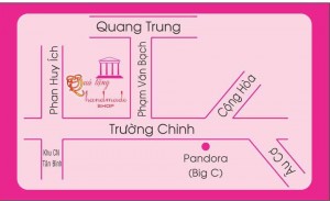 bản đồ đến pinky shop