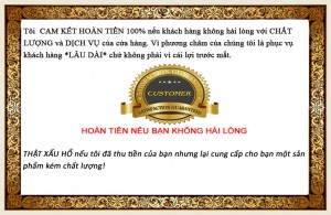 Hoàn tiền nếu bạn không hài lòng